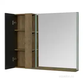 Зеркало с подстветкой Aquaton Терра 70х85 1A247002TEDY0  Дерево темное