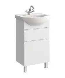 Тумба с раковиной напольная Aqwella Rodos 50 см, ROD01052N, цвет Белый