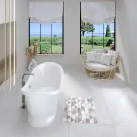 Ванна из литьевого мрамора  Aqua de Marco FIDJI 190х87 Белая 1190WFID