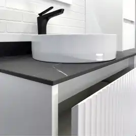 Тумба с умывальником Comforty Марсель 75 Белый, 00-00012270