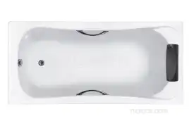 Акриловая ванна Roca BeCool 180х80 ZRU9302782 прямоугольная, Белая