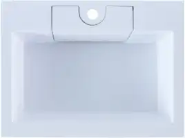 Раковина Aquanet Фортуна 60 181907 прямоугольная, Белая глянцевая