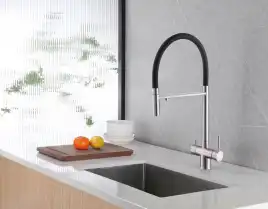 Смеситель для кухни Abber Wasser Kreis AF81141 с подключением к фильтру с питьевой водой, Хром