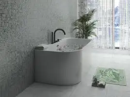 Акриловая ванна Azario BRADFORD 180х80 BRA18080, отдельностоящая пристенная, белая