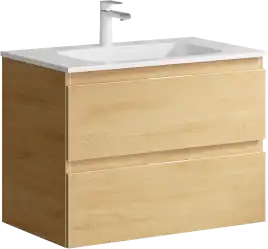 Тумба с раковиной подвесная Aqwella 5 Stars Accent 60 см, ACC0106DZ, цвет Дуб золотой