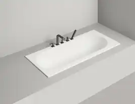 Ванна Salini ORNELLA 180х80 102312G из материала S-Sense, Белая глянцевая