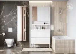 Тумба под раковину Aquaton Сканди 90 1A251901SD010 подвесная цвет, белый