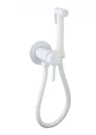 Гигиенический душ со смесителем CeramaLux KRS/005, цвет белый матовый