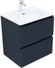 Тумба под раковину Aquanet Джейн (Flat) 60 маренго, подвесная, 335427