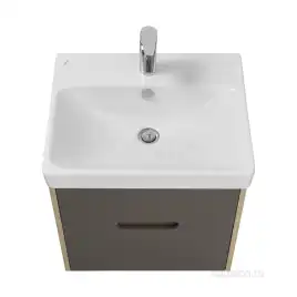 Тумба под раковину Aquaton Оливия 55 1A254201OLUG0 подвесная цвет, грей / дуб ойстер