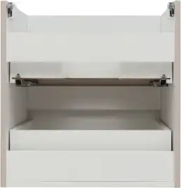 Тумба под раковину Aquanet Вега 2.0 50 бежевый, подвесная, 337940