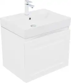 Тумба под раковину Aquanet Агата 60 белый сатин, 345480