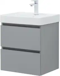 Тумба под раковину Aquanet Вега 2.0 50 мисти грин, подвесная, 337958