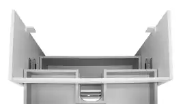 Тумба с раковиной Azario Ника 80 CS00091370, напольная, Белая глянцевая