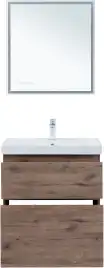 Тумба под раковину Aquanet Алвита New 70 напольная, дуб веллингтон табак, 344128
