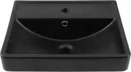 Раковина Aquanet Ирис 50 329246 прямоугольная, Черная матовая