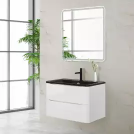 Зеркало BelBagno MARINO 80х80 SPC-MAR-800-800-LED-TCH-WARM с подстветкой, сенсорный выключатель, с подогревом