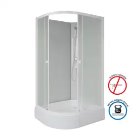 Душевая кабина Niagara Promo 100х80х200 P100/80/26R/MT/BK средний поддон, без гидромассажа