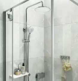 Душевая система IDDIS Ray RAYSW3Fi76 с верхним тропическим душем цвет, Глянцевый хром