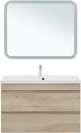 Тумба под раковину Aquanet Нота New 100 дуб светлый 334200