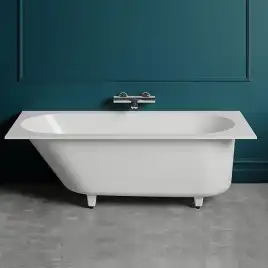 Ванна Salini ORNELLA 180х80 102312G из материала S-Sense, Белая глянцевая