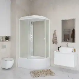 Душевая кабина Niagara Promo 100х80х215 P100/80/40L/MT высокий поддон, без гидромассажа