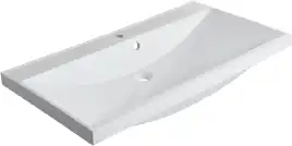Раковина Aquanet Нота 90 284114 прямоугольная, Белая глянцевая