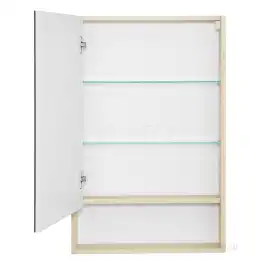 Зеркало-шкаф Aquaton Сканди 55 1A252102SDB20  цвет, белый / дуб верона