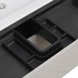 Тумба под раковину Aquaton Сохо 100 1A258201AJ9A0 подвесная цвет, слэйт / галька серая