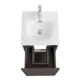 Тумба под раковину BelBagno UNO-MINI-400-2C-SO-СO подвесная, Бежевый матовый