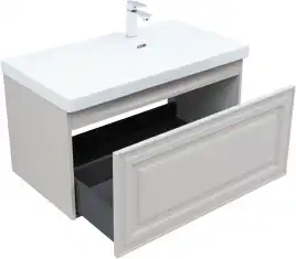 Тумба под раковину Aquanet Агата 90 бежевый, 345488