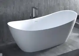 Ванна Salini NOEMI 185х80 101811SM из материала S-Stone, Белая матовая