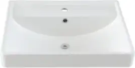 Раковина Aquanet Ирис 60 301803 прямоугольная, Белая глянцевая