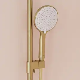 Душевая система IDDIS Aiger AIGMG3Fi06 для ванны с изливом цвет, Матовое золото
