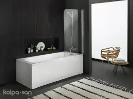 Акриловая ванна Kolpa-San QUAT Evelin 140x70 (1W28F) 900280, Белая