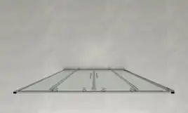 Душевая дверь Loranto 150 CS-AB04C-150, профиль хром, стекло Прозрачное