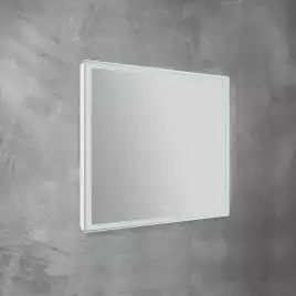 Зеркало BelBagno SPC-GRT 80х80 SPC-GRT-800-800-LED-TCH-WARM с подстветкой, сенсорный выключатель, с подогревом