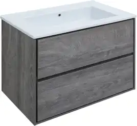 Тумба под раковину Aquanet Милан 85 дуб рошелье, подвесная, 339969