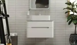 Тумба под раковину Jorno BOSKO 75 Bos.01.75/P/W Белая