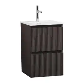 Тумба под раковину BelBagno UNO-MINI-400-2C-SO-GSO подвесная, Темно-Серый Матовый