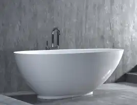 Ванна Salini PAOLA 170х80 101512SM из материала S-Stone, Белая матовая