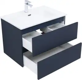 Тумба под раковину Aquanet Вега 2.0 70 маренго, подвесная, 337948