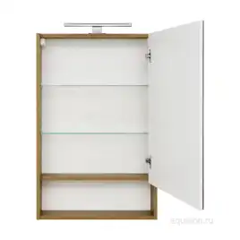 Зеркало-шкаф Aquaton Сканди 55 1A252102SDZ90  цвет, белый / дуб рустикальный