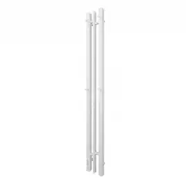 Полотенцесушитель электрический 10х120 Point Фрея П2 PN20712W, диммер слева, Белый матовый