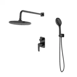 Душевая система IDDIS Ray RAYBL02i67 для душа встраиваемая цвет, Матовый черный