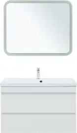 Тумба под раковину Aquanet Нота New 100 белый глянец 335420