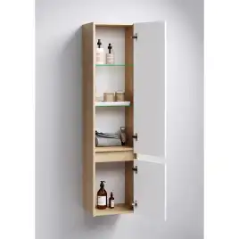 Пенал подвесной Aqwella City 35 см, SIT0535DB, цвет Дуб балтийский