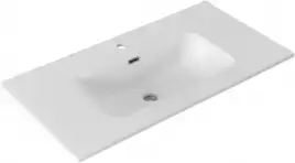 Раковина Aquanet Flat 90 330432 прямоугольная, Белая матовая