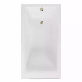 Ванна из литьевого мрамора  Aqua de Marco MALTA 167х77 с каменными ножками Белая 1170WMAL