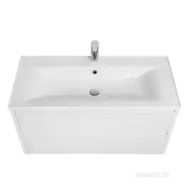 Тумба под раковину Aquaton Римини 100 1A232801RN010 подвесная цвет, белый глянец